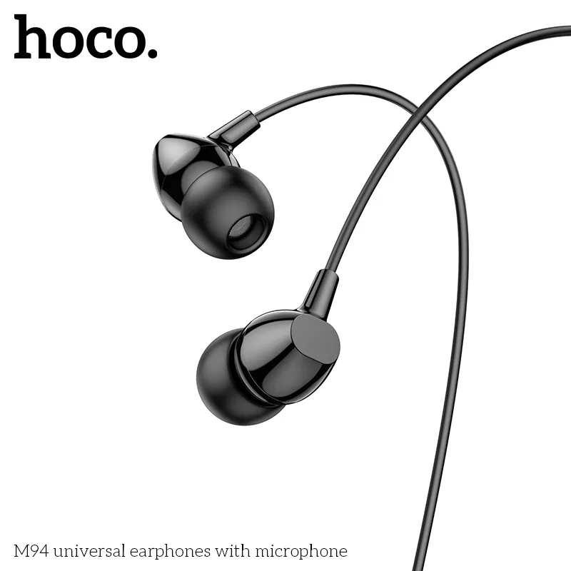 Tai nghe có dây 3.5mm Hoco M94 âm thanh trung thực, micro hỗ trợ gọi thoại
