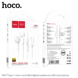 Tai Nghe Có Dây Type-C Hoco M95 Wire-Controlled Digital