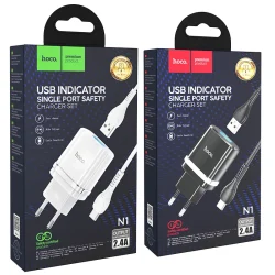 Bộ Sạc Kèm Dây Micro Hoco N1 Ardent (EU)