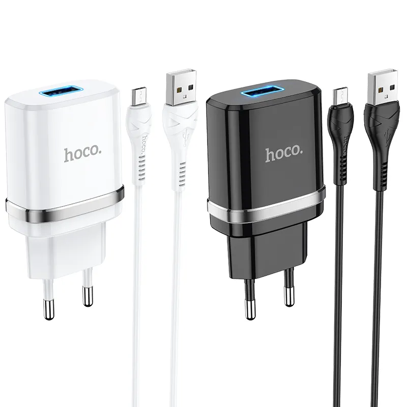 Bộ Sạc Kèm Dây Micro Hoco N1 Ardent (EU) thiết kế gọn nhẹ đa năng