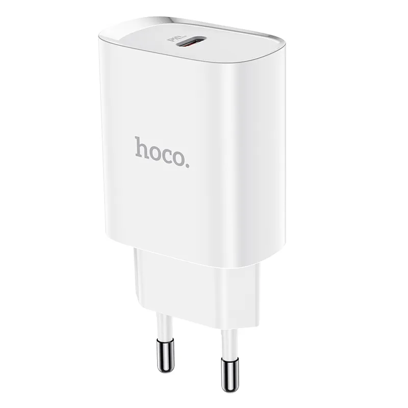 Củ Sạc PD20W Hoco N14 Smart Charging (EU) thiết kế nhỏ gọn tiện lợi chuẩn EU