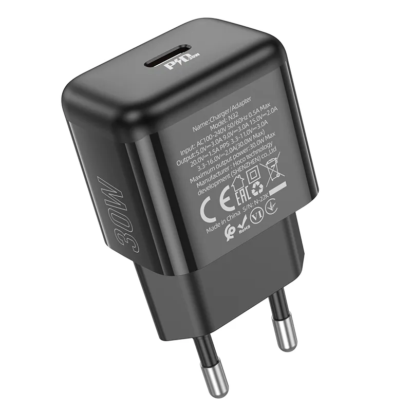 Tính năng chi tiết củ sạc 30W, hỗ trợ nhiều chuẩn nhanh như QC, PPS
