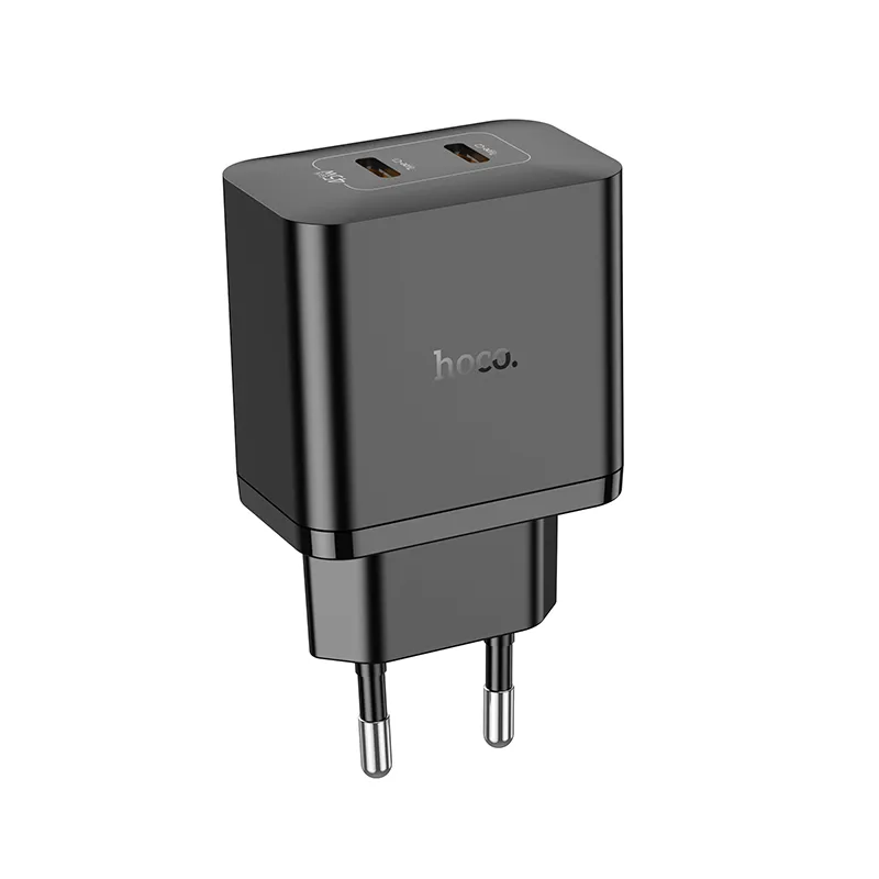 Củ Sạc PD45W GaN Hoco N35 Streamer (EU) công suất 45W sạc nhanh đa chế độ PD/PPS/QC/FCP/AFC