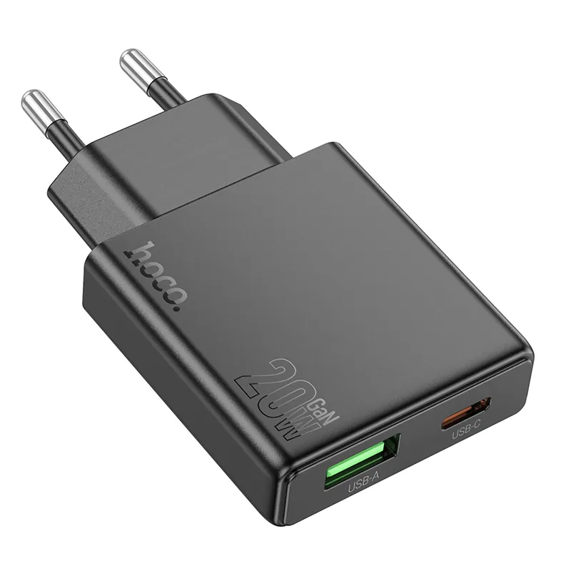 Trải nghiệm sạc nhanh ổn định với Củ Sạc PD20W+QC3.0 Hoco N38 Delgado EU