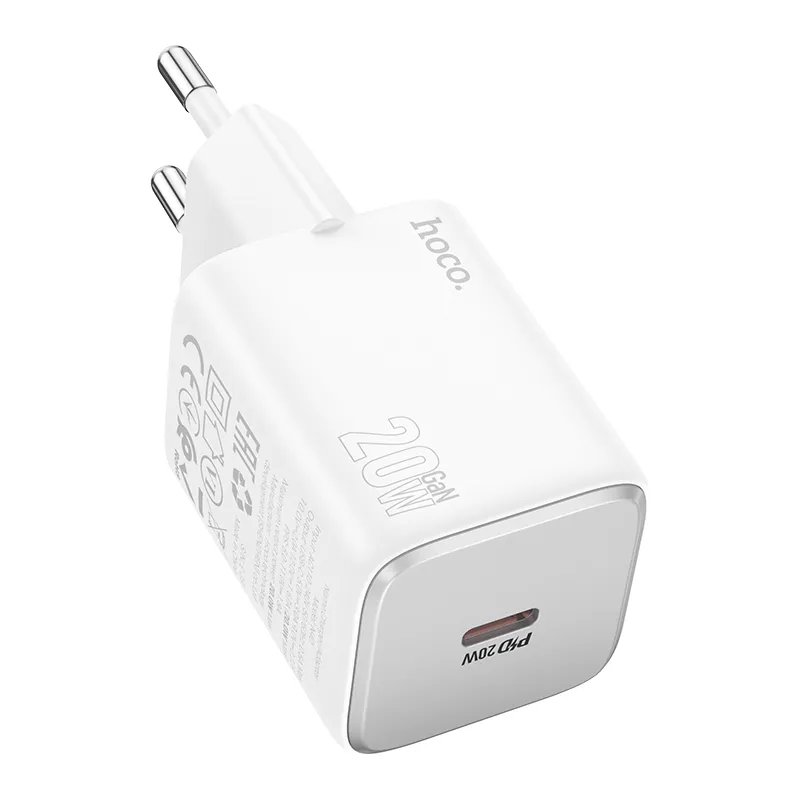 Thiết kế củ sạc Hoco N40 Mighty với phích cắm EU tiện dụng