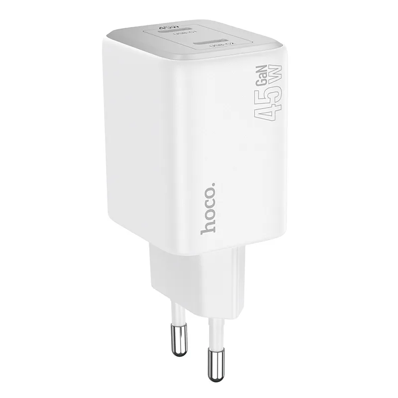 Tính năng chi tiết củ sạc Hoco N42 với 2 cổng Type-C công suất linh hoạt
