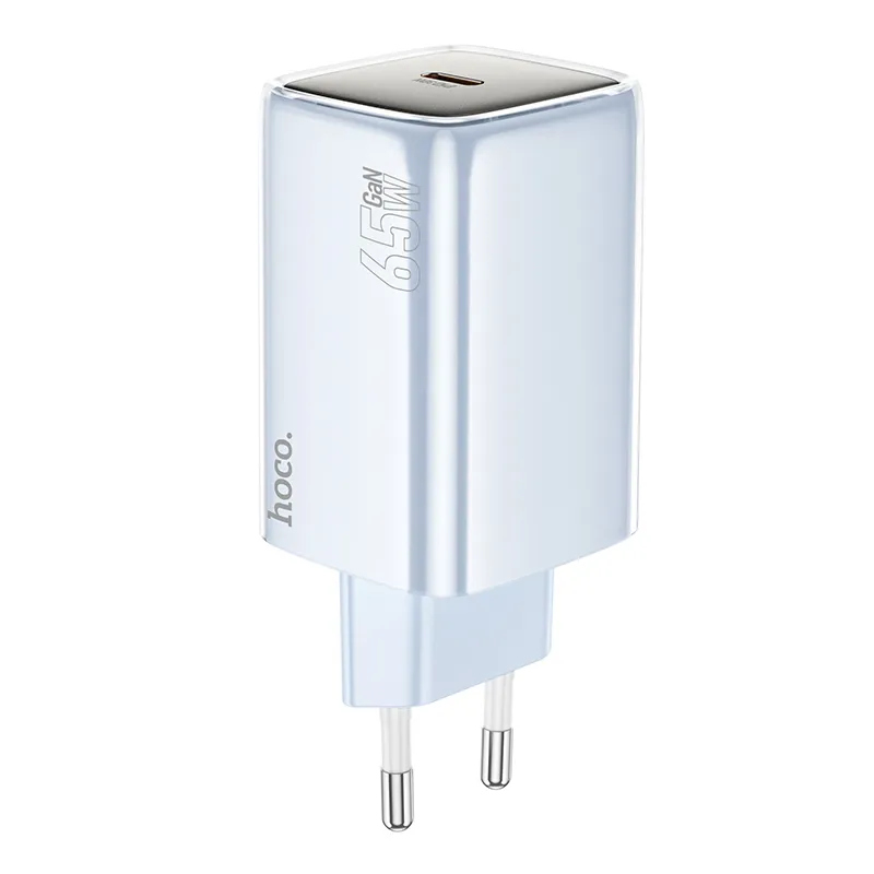 Củ Sạc PD65W Hoco N48 Glorious (EU) trải nghiệm sạc tốc độ cao an toàn, ổn định