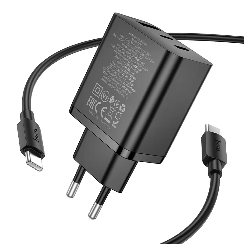 Tính năng chi tiết bao gồm 3 cổng đầu ra đa dạng, hỗ trợ sạc đồng thời nhiều thiết bị