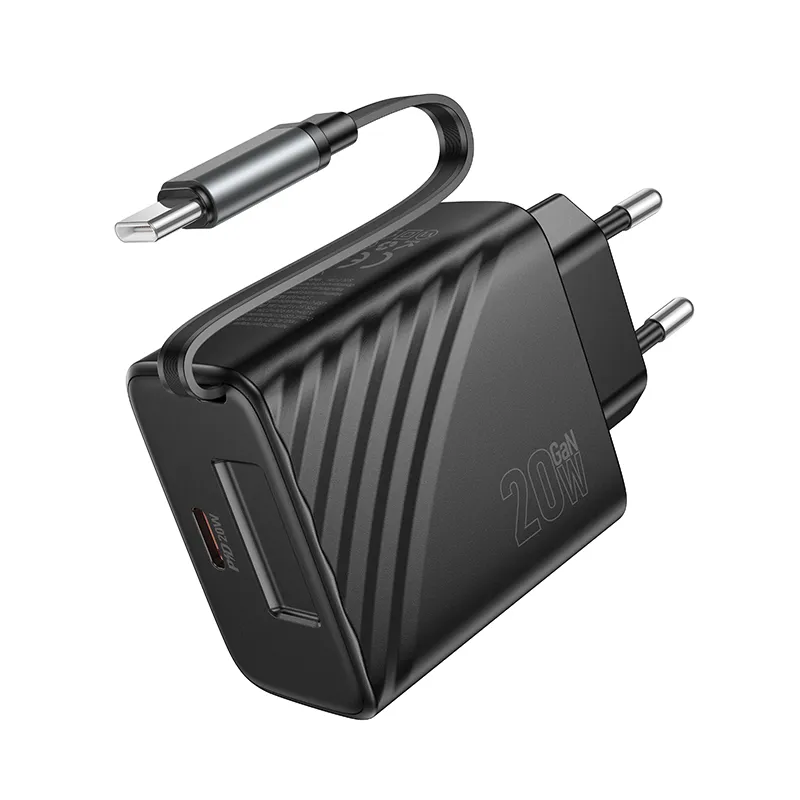 Tính năng sạc nhanh 20W qua USB-C hỗ trợ PD, QC, FCP, AFC trên củ sạc Hoco N57