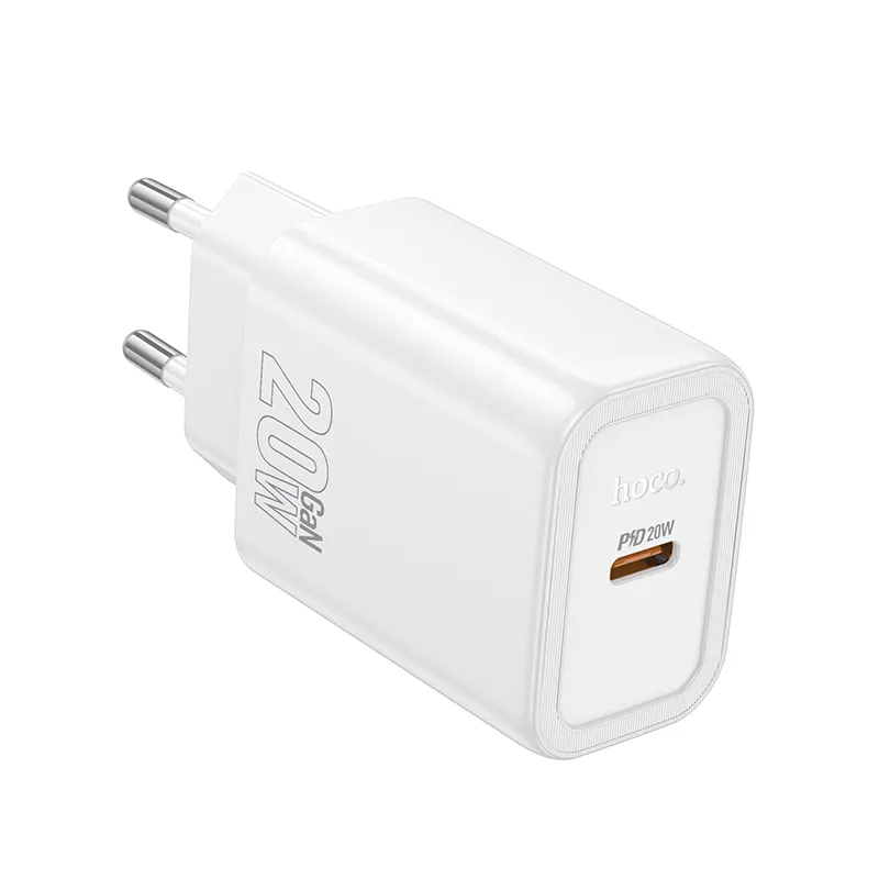 Trải nghiệm sạc nhanh, ổn định cùng củ sạc PD20W Hoco N60 Gentle EU chính hãng