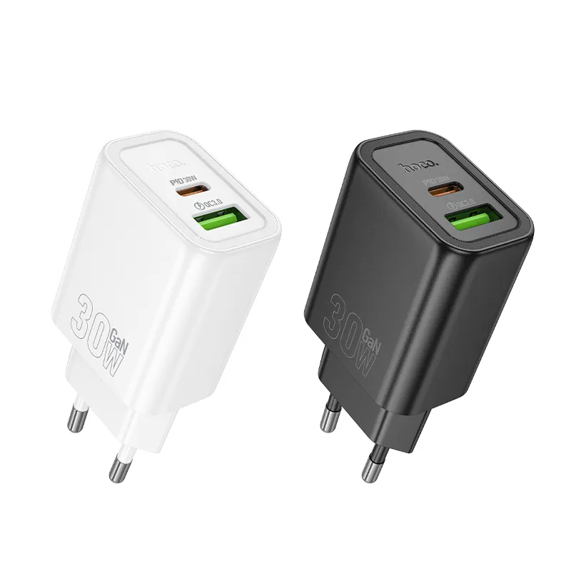 Củ Sạc PD30W+QC3.0 Hoco N63 Gentle công suất cao hỗ trợ sạc nhanh PD và QC3.0