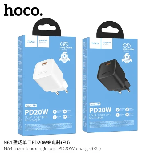 Củ Sạc PD20W Hoco N64 Ingenious (EU)