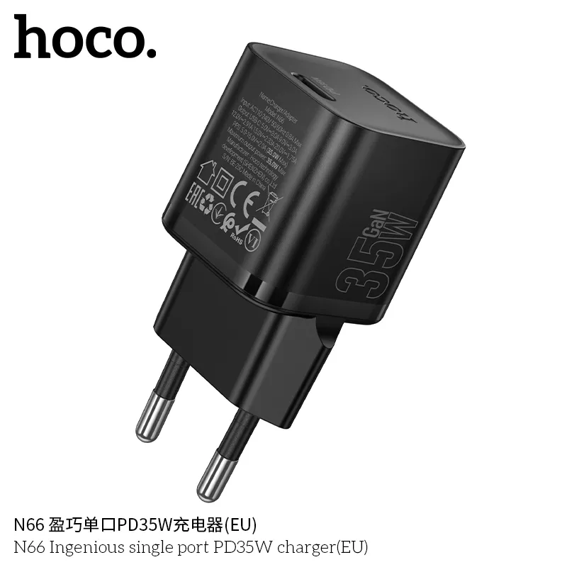 Củ sạc PD35W Hoco N66 công suất mạnh mẽ USB-C PD 35W