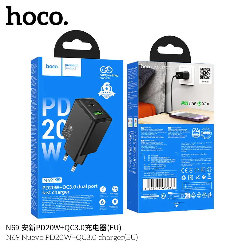Đóng gói củ sạc bảo vệ, đầy đủ phụ kiện, hộp đựng chắc chắn