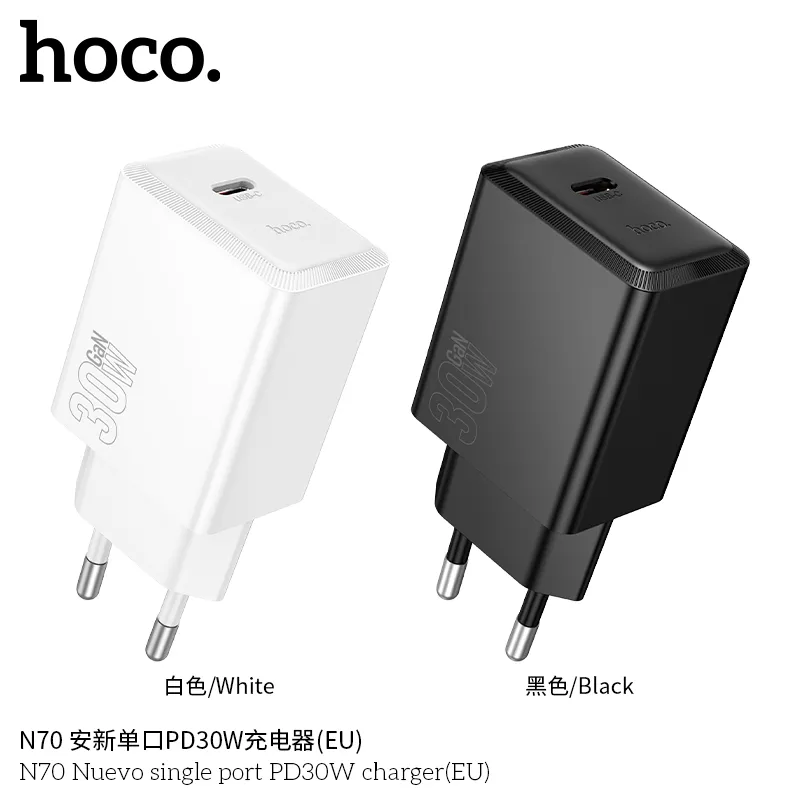 Tính năng chi tiết PD/QC/FCP/AFC trên Củ Sạc PD30W Hoco N70 Nuevo EU