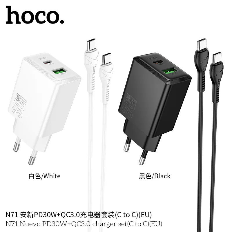 Tính năng chi tiết: USB-C 30W, USB-A 18W, hỗ trợ QC, PD, AFC