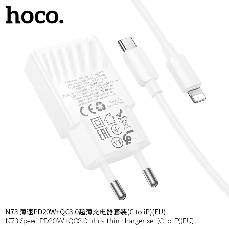 Công năng sạc nhanh đa chuẩn PD20W + QC3.0 hỗ trợ mọi thiết bị iPhone