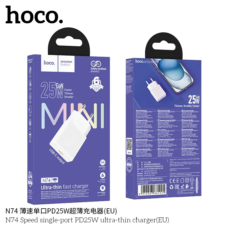 Kích thước nhỏ gọn 77x36x15mm, trọng lượng nhẹ chỉ 52g thuận tiện di chuyển