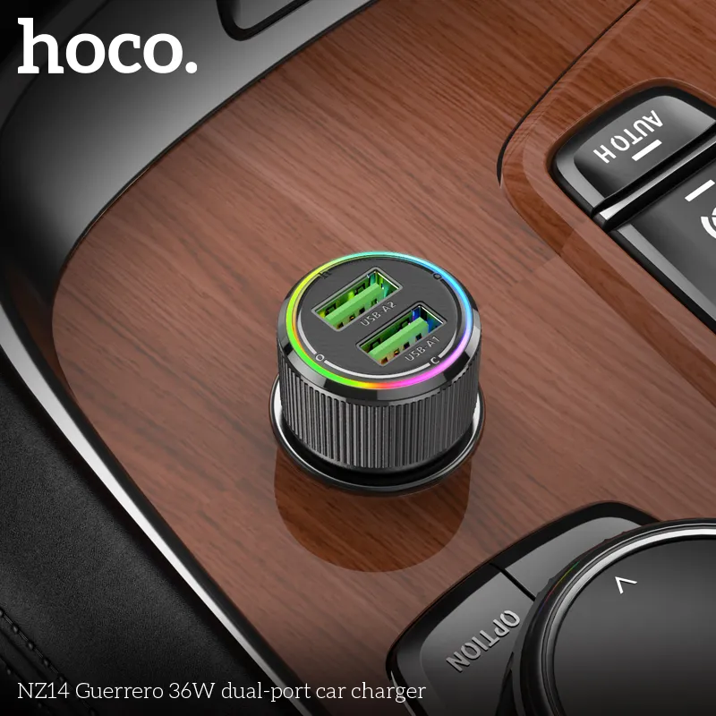 Tẩu sạc Hoco NZ14 Guerrero kiểu dáng nhỏ gọn tinh tế