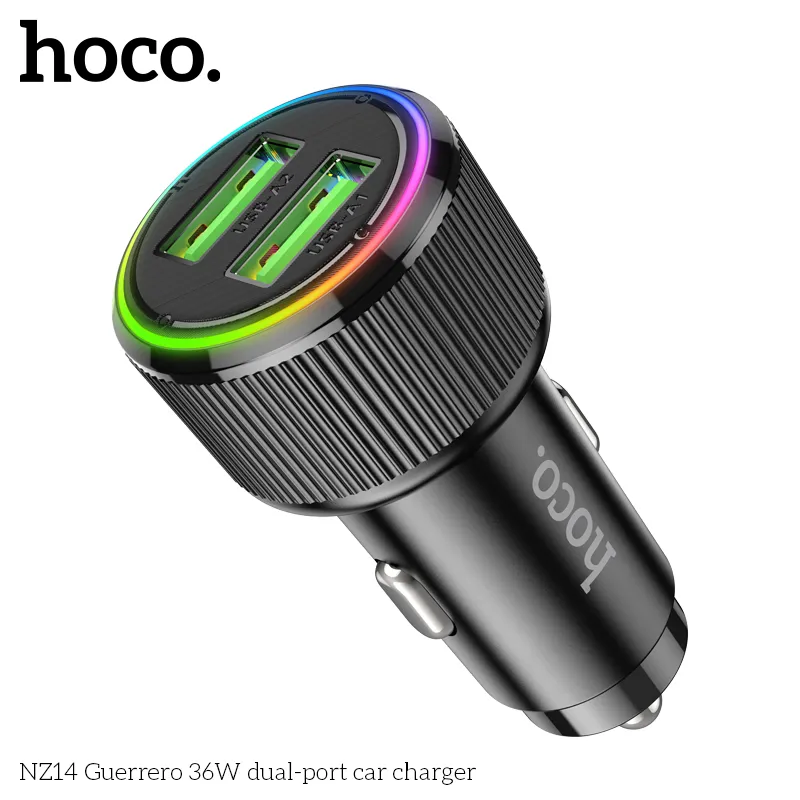Tẩu sạc ô tô công suất cao 36W sạc nhanh hiệu quả