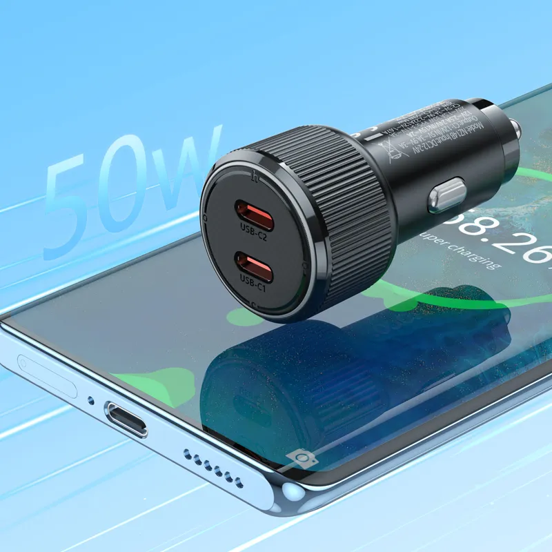 Đóng gói Tẩu Sạc Ô tô Hoco NZ14B Guerrero PD50W gọn nhẹ bảo vệ sản phẩm kỹ lưỡng