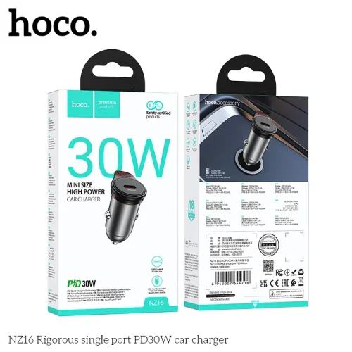 Tẩu Sạc Ô tô Hoco NZ16 Rigorous PD30W