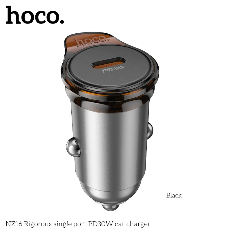 Tẩu Sạc Ô tô Hoco NZ16 Rigorous PD30W thiết kế nhỏ gọn chống cháy hiệu quả