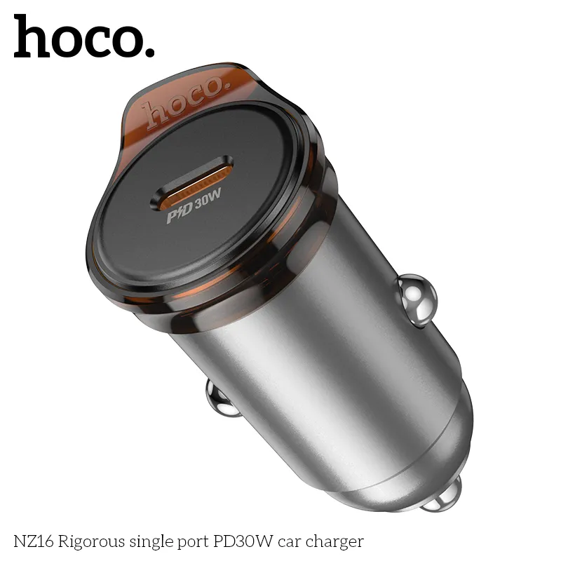 Tẩu Sạc Hoco NZ16 thiết kế hiện đại, gọn nhẹ cho ô tô an toàn