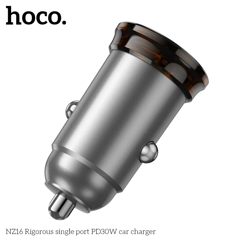 Công năng sạc nhanh PD 30W trên tẩu sạc ô tô Hoco NZ16
