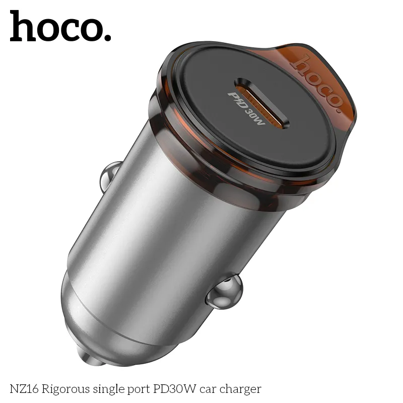 Trải nghiệm sạc nhanh và ổn định với Tẩu Sạc Hoco NZ16 Rigorous PD30W
