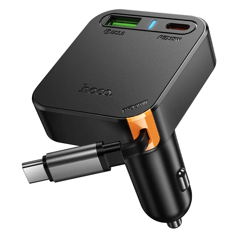 Tẩu Sạc Ô tô Hoco NZ18 Guardian PD65W thiết kế nhỏ gọn, tiện lợi cho ô tô