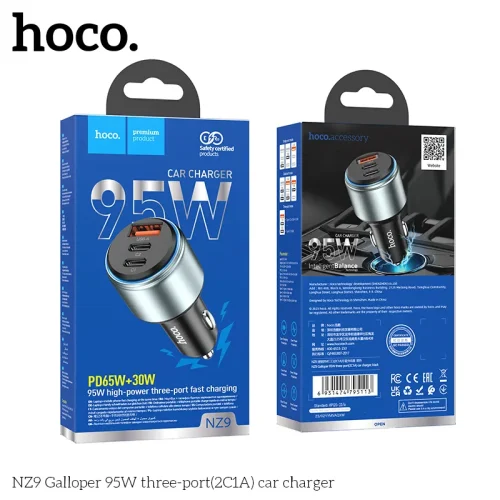 Tẩu Sạc Ô tô Hoco NZ9 Galloper 95W