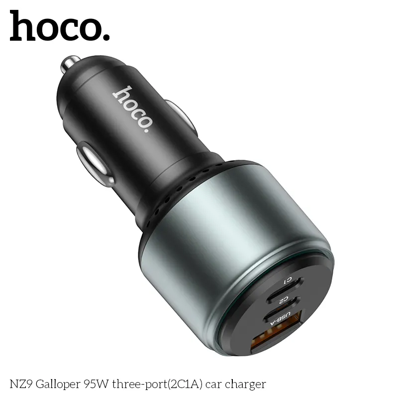 Tẩu sạc công suất lên tới 95W phù hợp nhiều thiết bị nhanh chóng hiệu quả