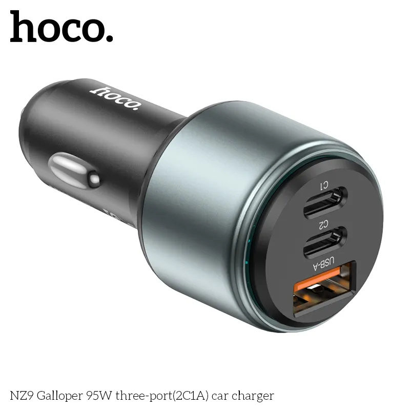 Tẩu sạc Hoco NZ9 Galloper 95W thương hiệu uy tín hàng đầu với giá cạnh tranh