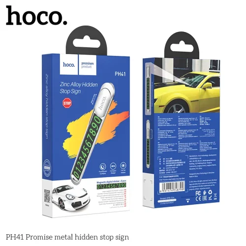 PH41 Biển báo dừng ẩn bằng kim loại Promise