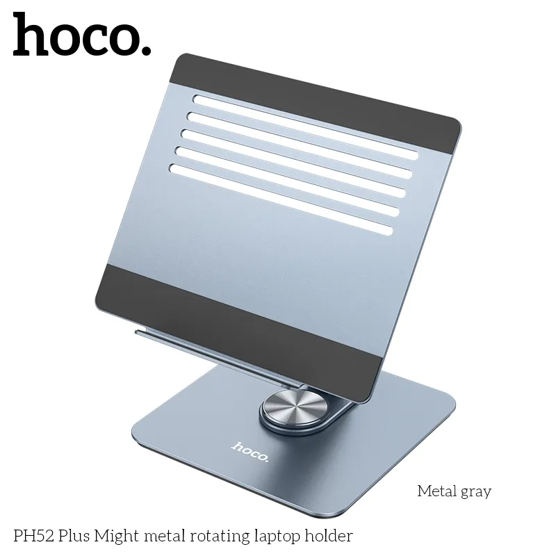 Giá Đỡ Hoco PH52 Plus Might kim loại xoay cho laptop thiết kế chắc chắn và hiện đại