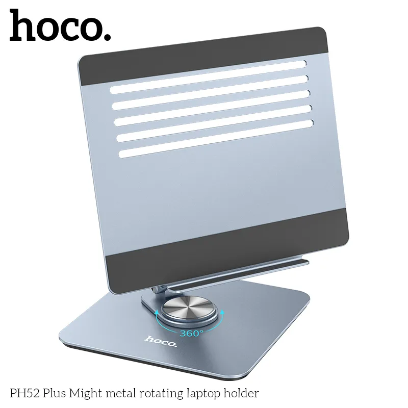Giá Đỡ Hoco PH52 Plus Might kim loại xoay cho laptop chất liệu hợp kim nhôm cao cấp