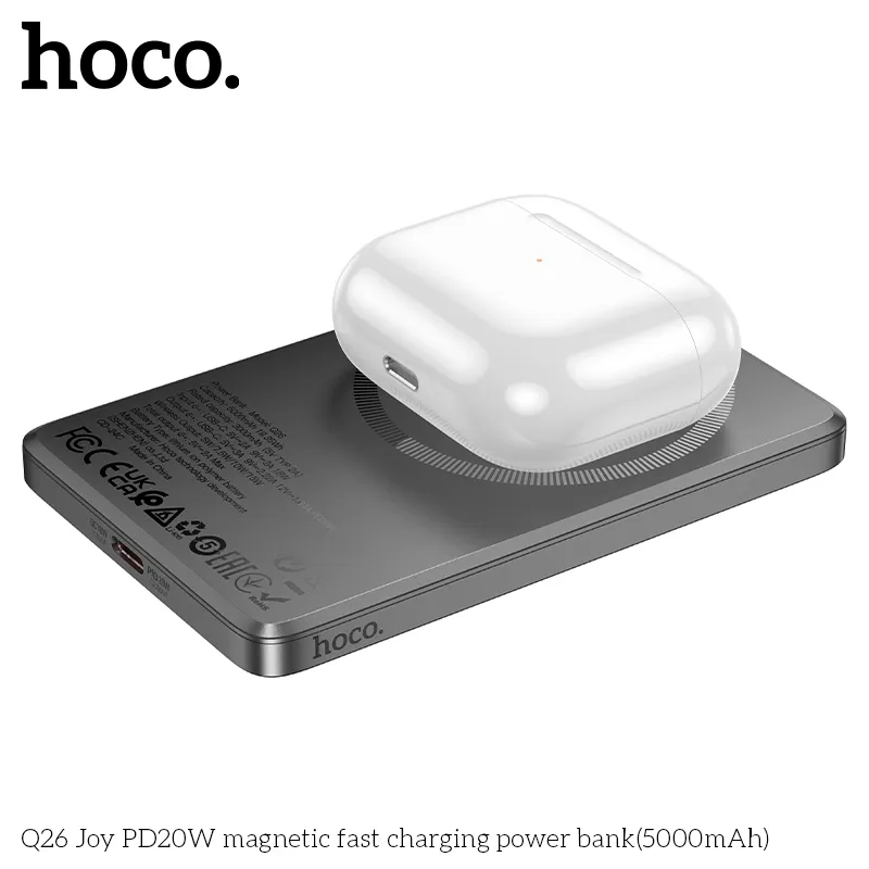 Pin dự phòng Hoco Q26 Joy đèn LED hiển thị mức pin chính xác
