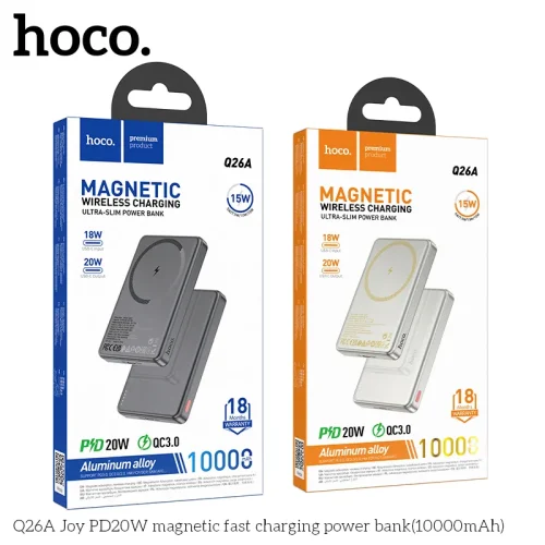 Pin Dự Phòng Hoco Q26A Joy PD20W nam châm sạc nhanh 10000mAh