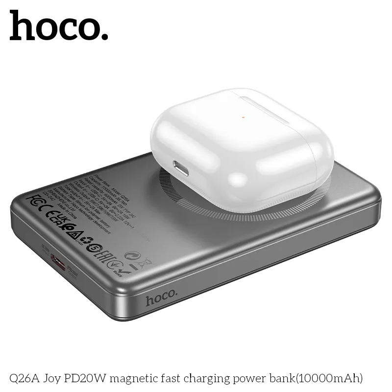 Pin Dự Phòng Hoco Q26A Joy PD20W nam châm sạc nhanh 10000mAh thiết kế sang trọng