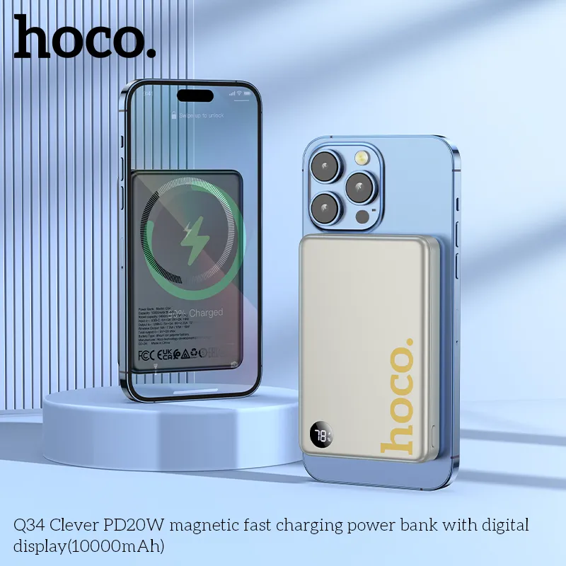 Pin Dự Phòng Hoco Q34 Clever PD20W thương hiệu Hoco uy tín chuẩn đầu tư