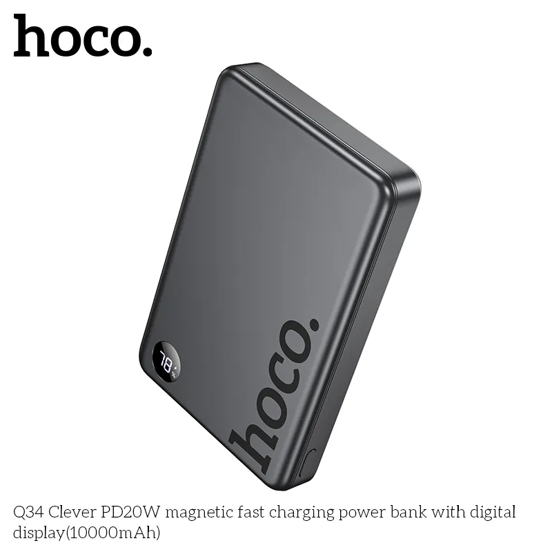 Pin Dự Phòng Hoco Q34 Clever PD20W đóng gói chắc chắn kèm phụ kiện đầy đủ