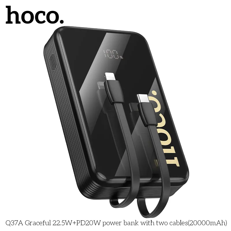 Tính năng Hoco Q37A có màn hình LED hiển thị dung lượng pin