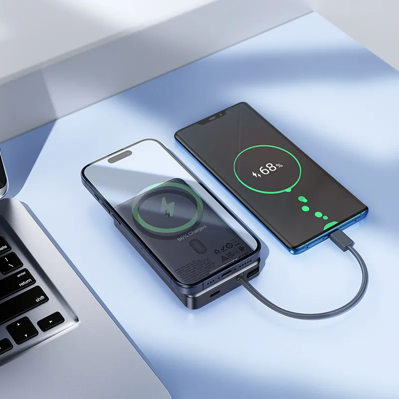Đóng gói chuyên nghiệp gồm pin dự phòng và cáp USB-C chống rối kèm theo