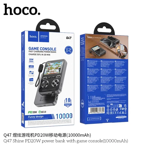 Pin Dự Phòng Hoco Q47 Shine PD20W kèm tay cầm chơi game 10000mAh