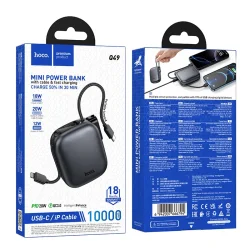 Pin Dự Phòng Hoco Q49 Peak PD20W kèm cáp 10000mAh