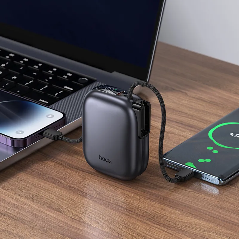 Tính năng chi tiết gồm USB-C 18W đầu vào, đầu ra USB-C/Cáp USB-C PD/QC/AFC