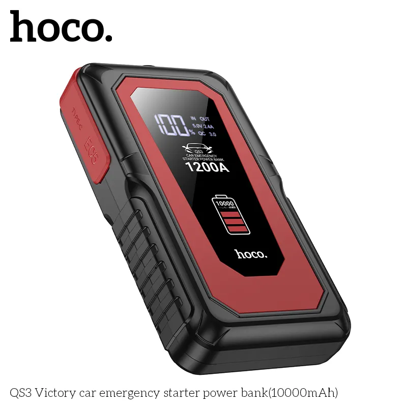Pin Dự Phòng Hoco QS3 Victory khởi động xe ô tô dung lượng 10000mAh hiệu quả cao