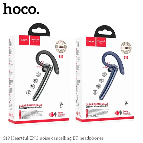 Tai Nghe Bluetooth 1 Tai Hoco S19 Heartful ENC Noise Cancelling