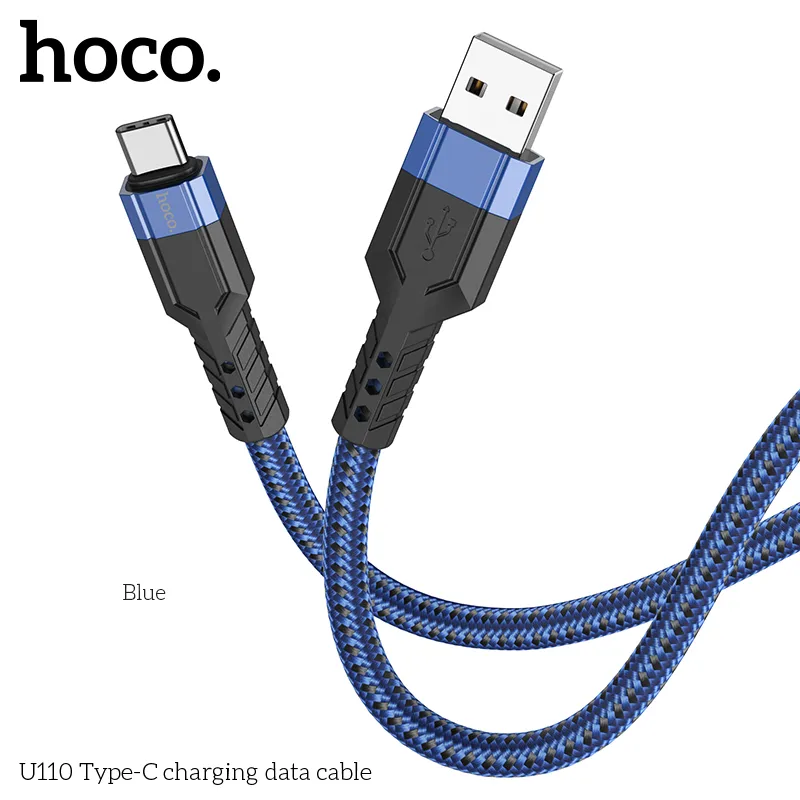 Đóng gói chuyên nghiệp Cáp Sạc Type-C Hoco U110